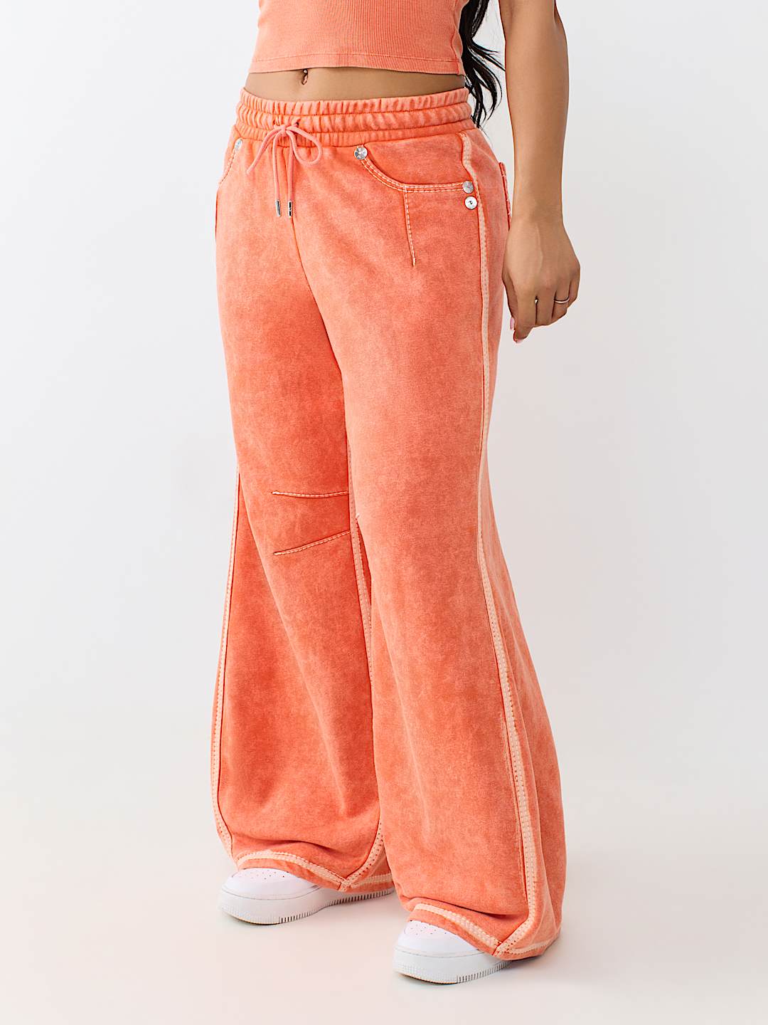 WASHED BIG T BARREL SWEATPANT