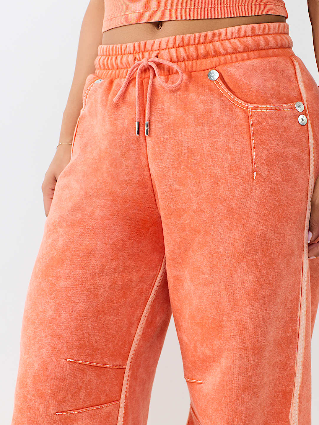 WASHED BIG T BARREL SWEATPANT