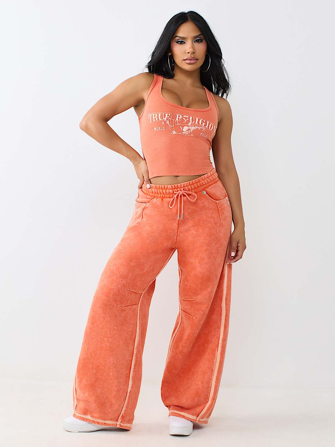 WASHED BIG T BARREL SWEATPANT