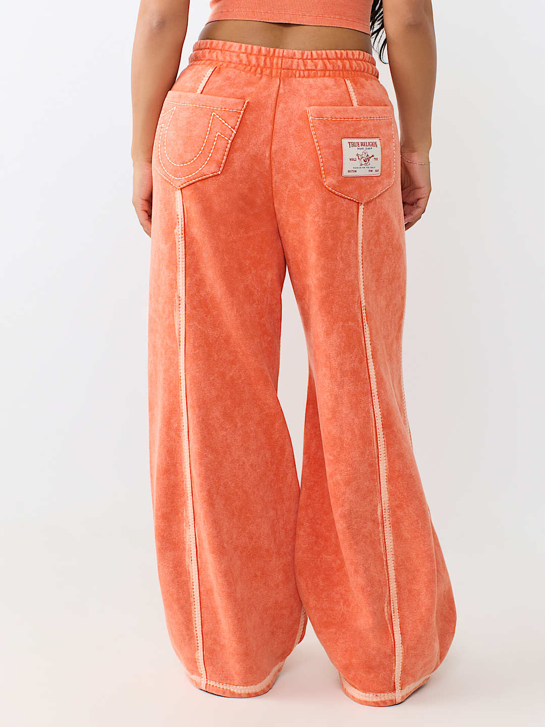 WASHED BIG T BARREL SWEATPANT