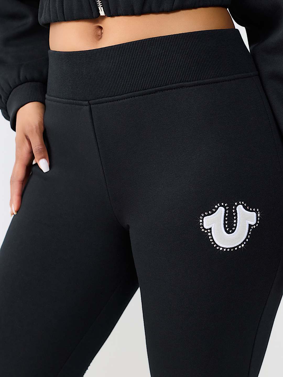 CRYSTAL LOGO FLARE PANT