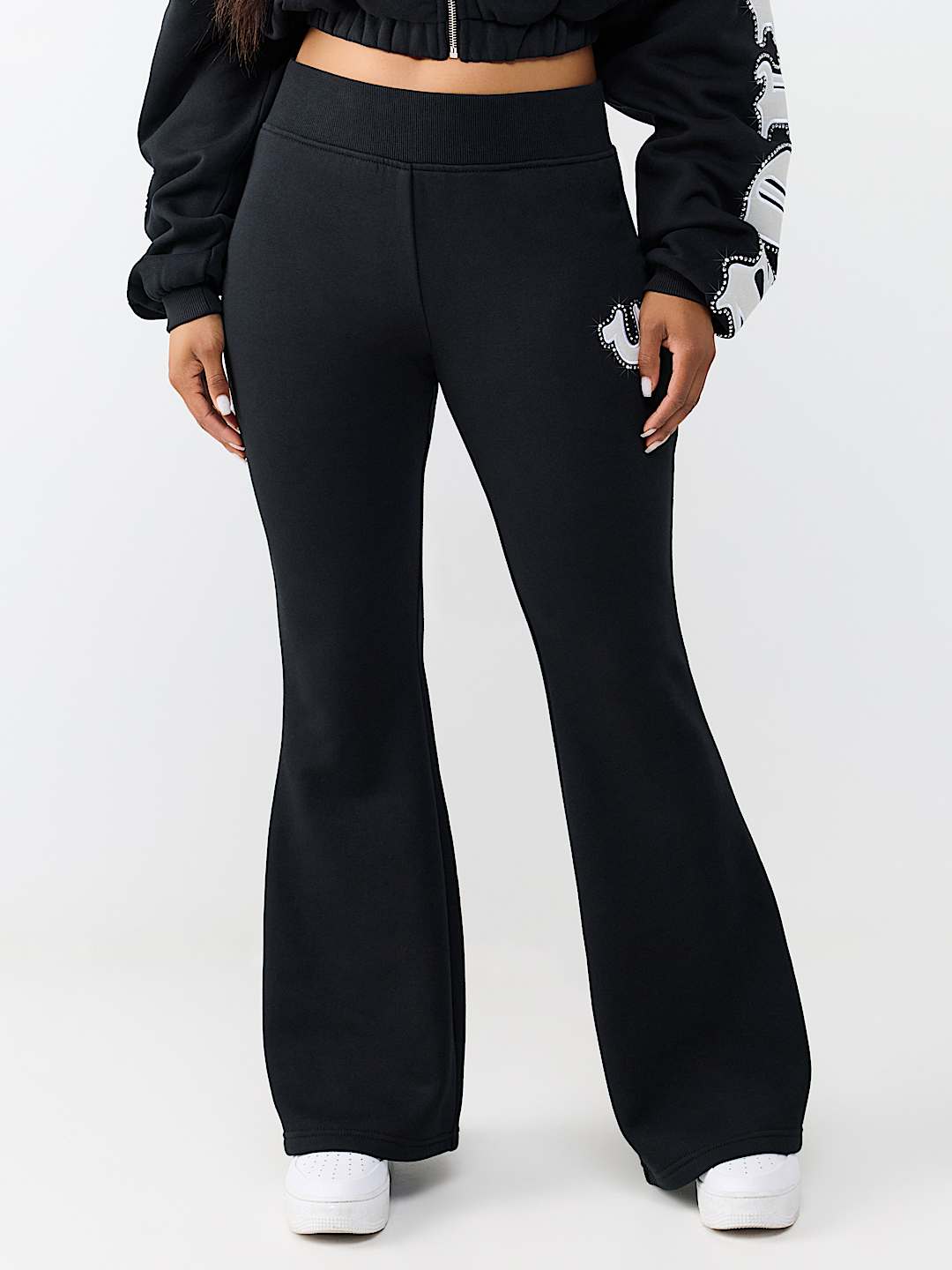 CRYSTAL LOGO FLARE PANT