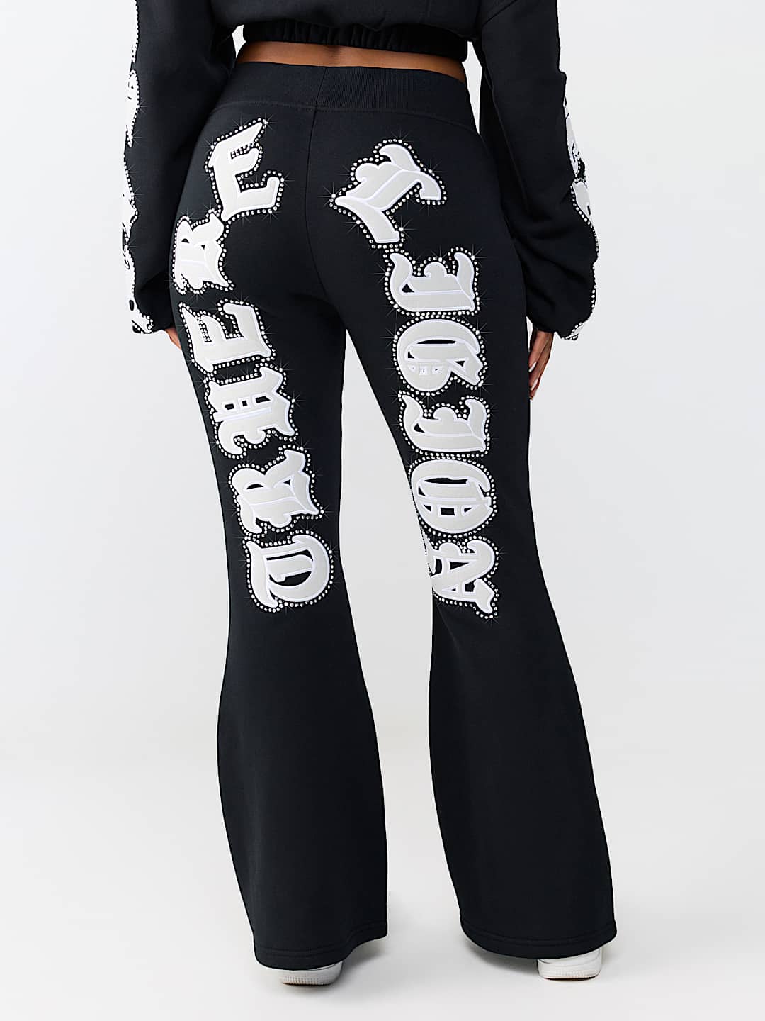 CRYSTAL LOGO FLARE PANT