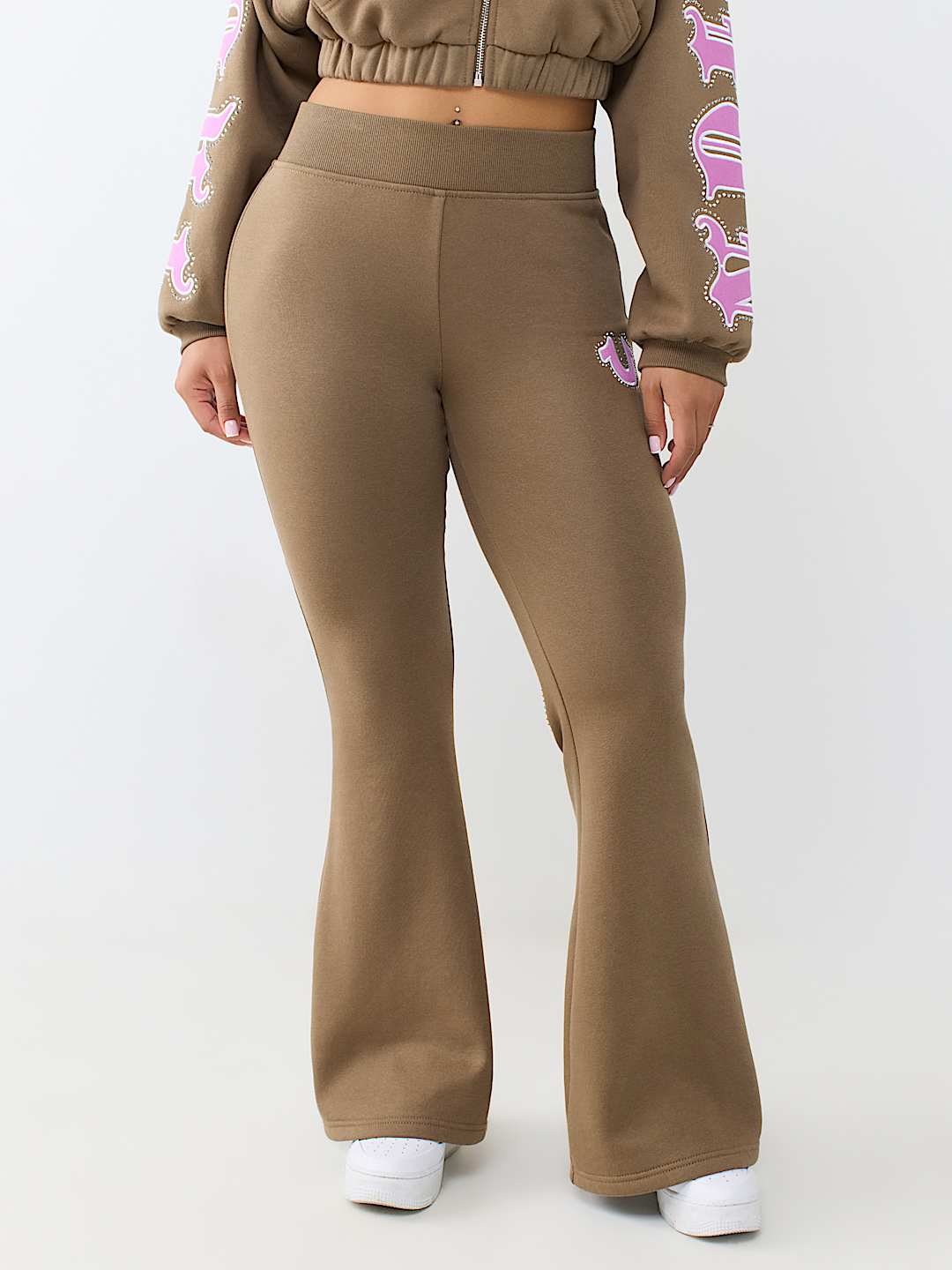 CRYSTAL LOGO FLARE PANT