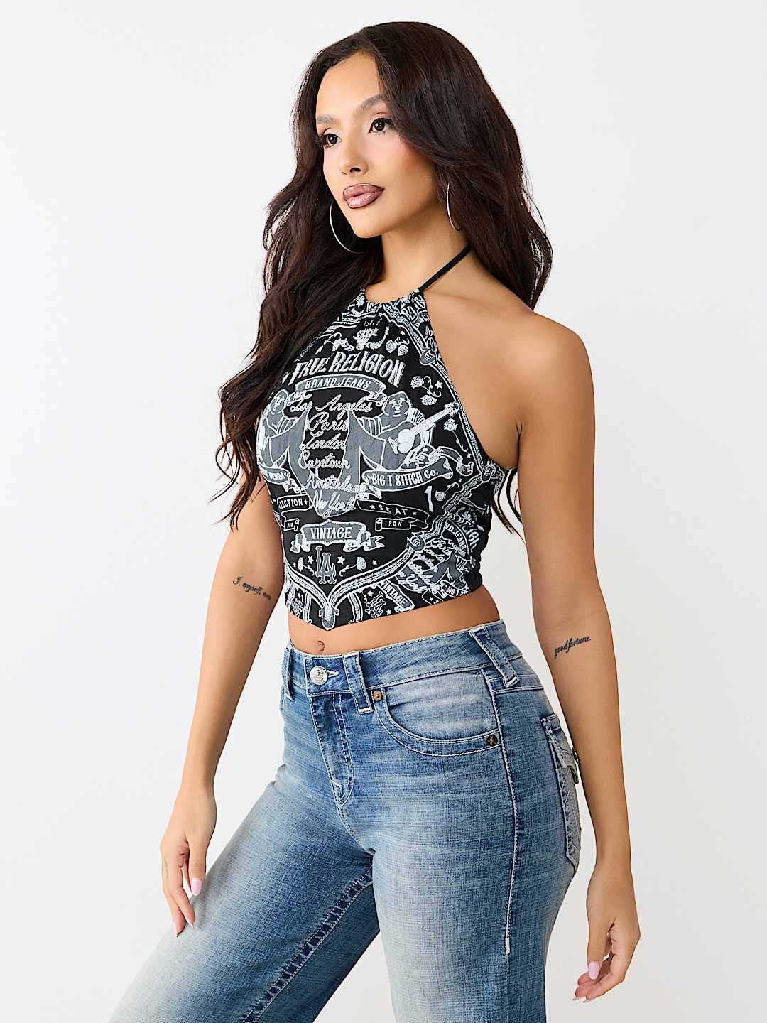 BUDDHA SCARF TOP