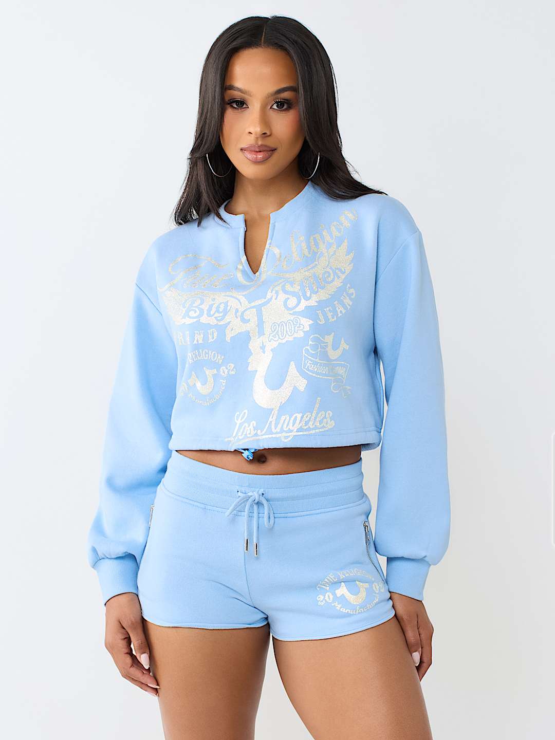 V-NOTCH PULLOVER TOP
