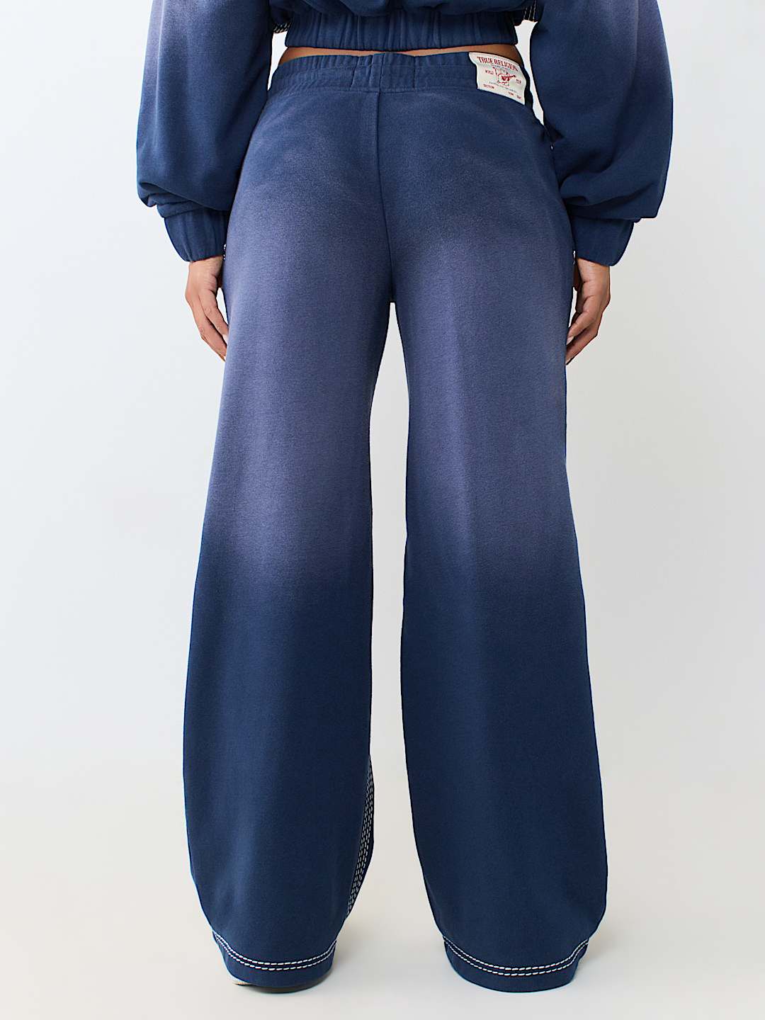 LOW RISE SUPER T STITCH WASHED STRAIGHT LEG PANT