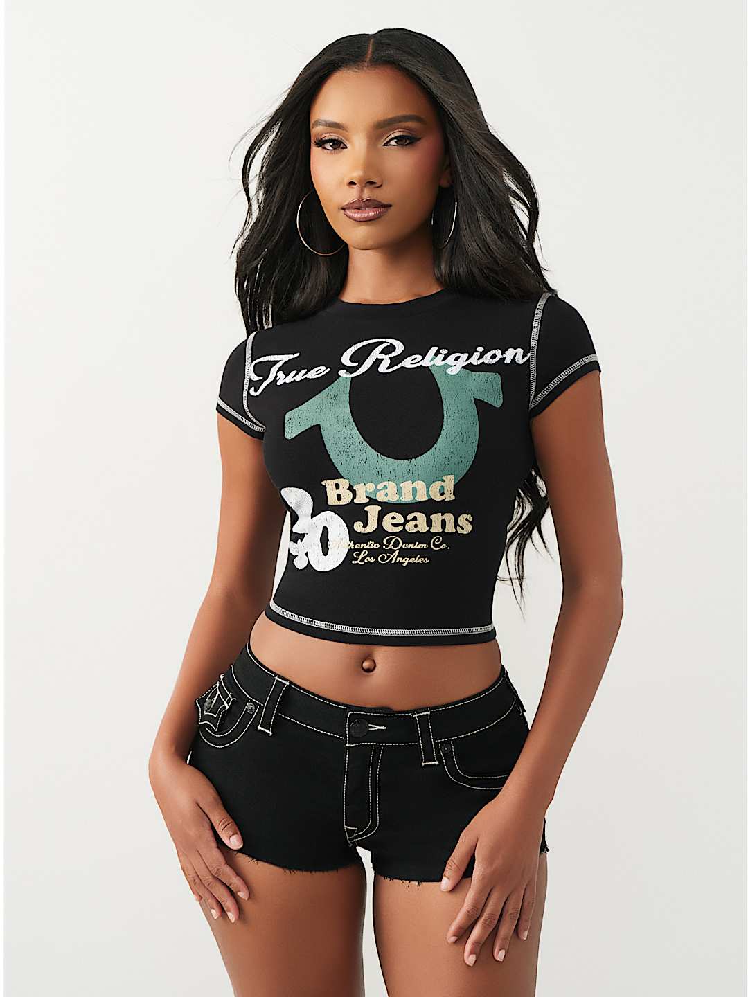CAP SLEEVE BABY TEE, image 2