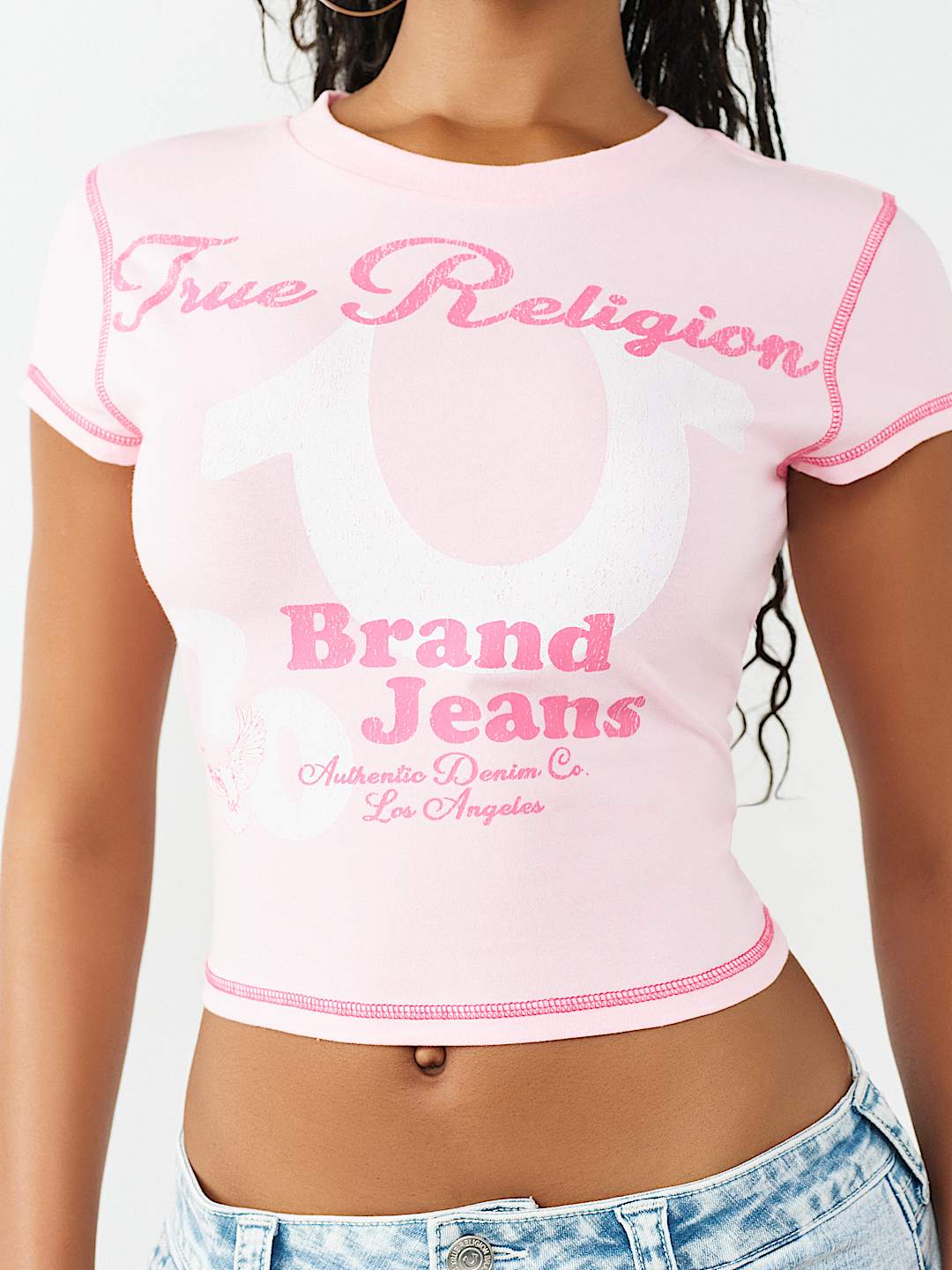 CAP SLEEVE BABY TEE, image 1