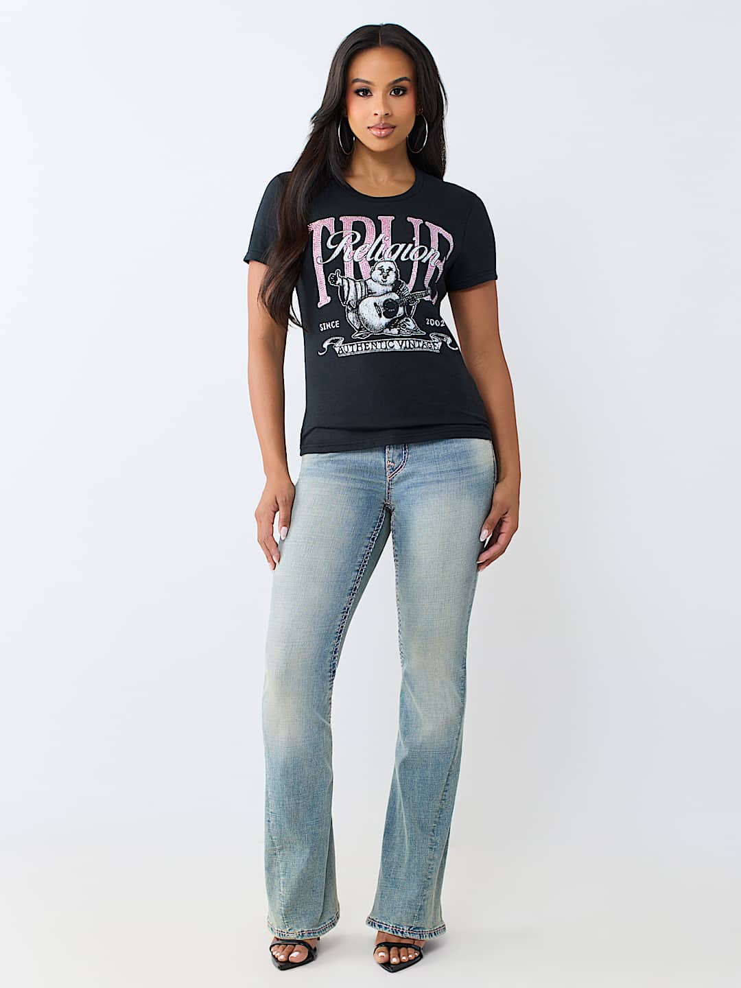 CRYSTAL BUDDHA CREWNECK TEE