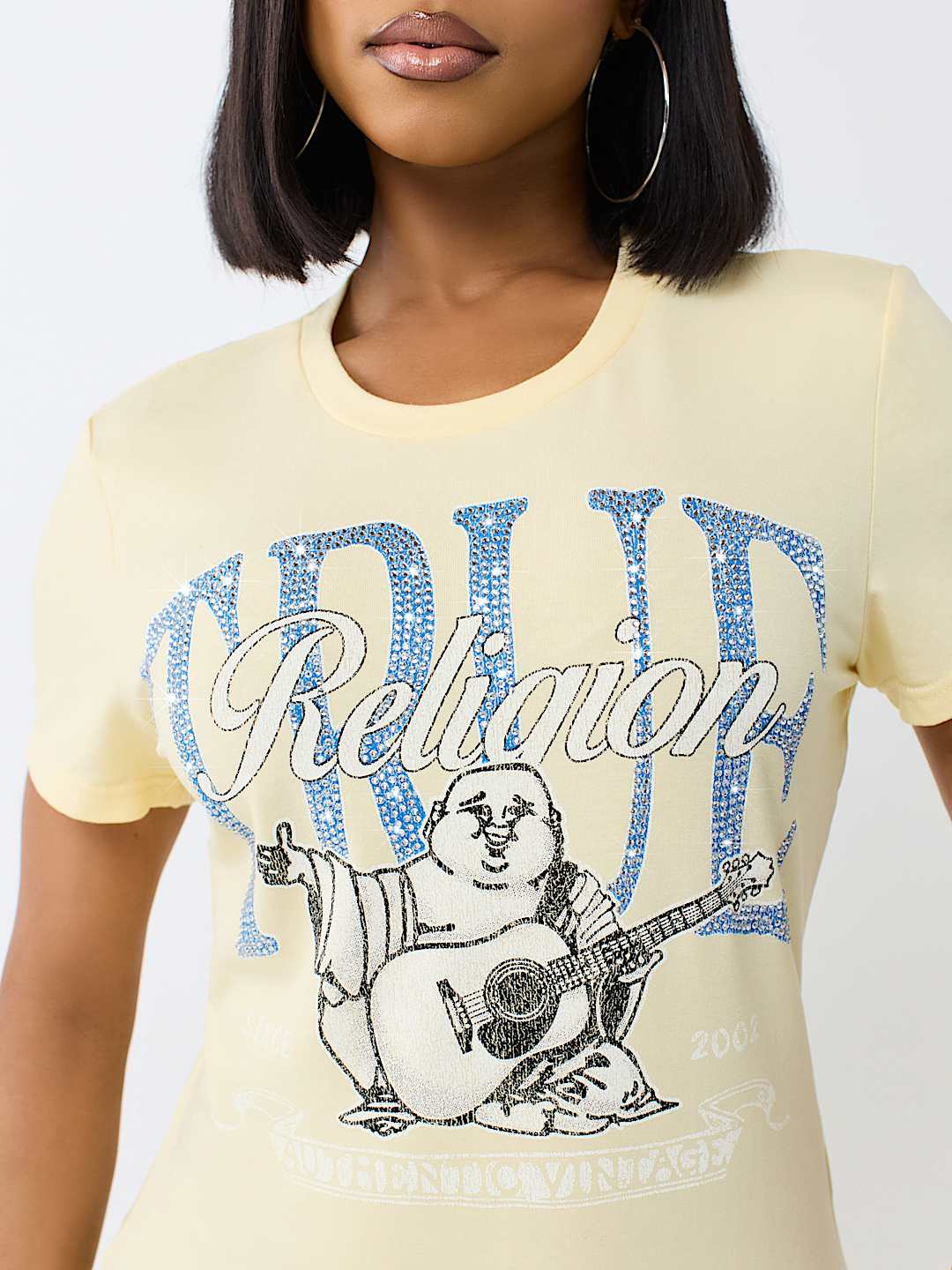 CRYSTAL BUDDHA CREWNECK TEE