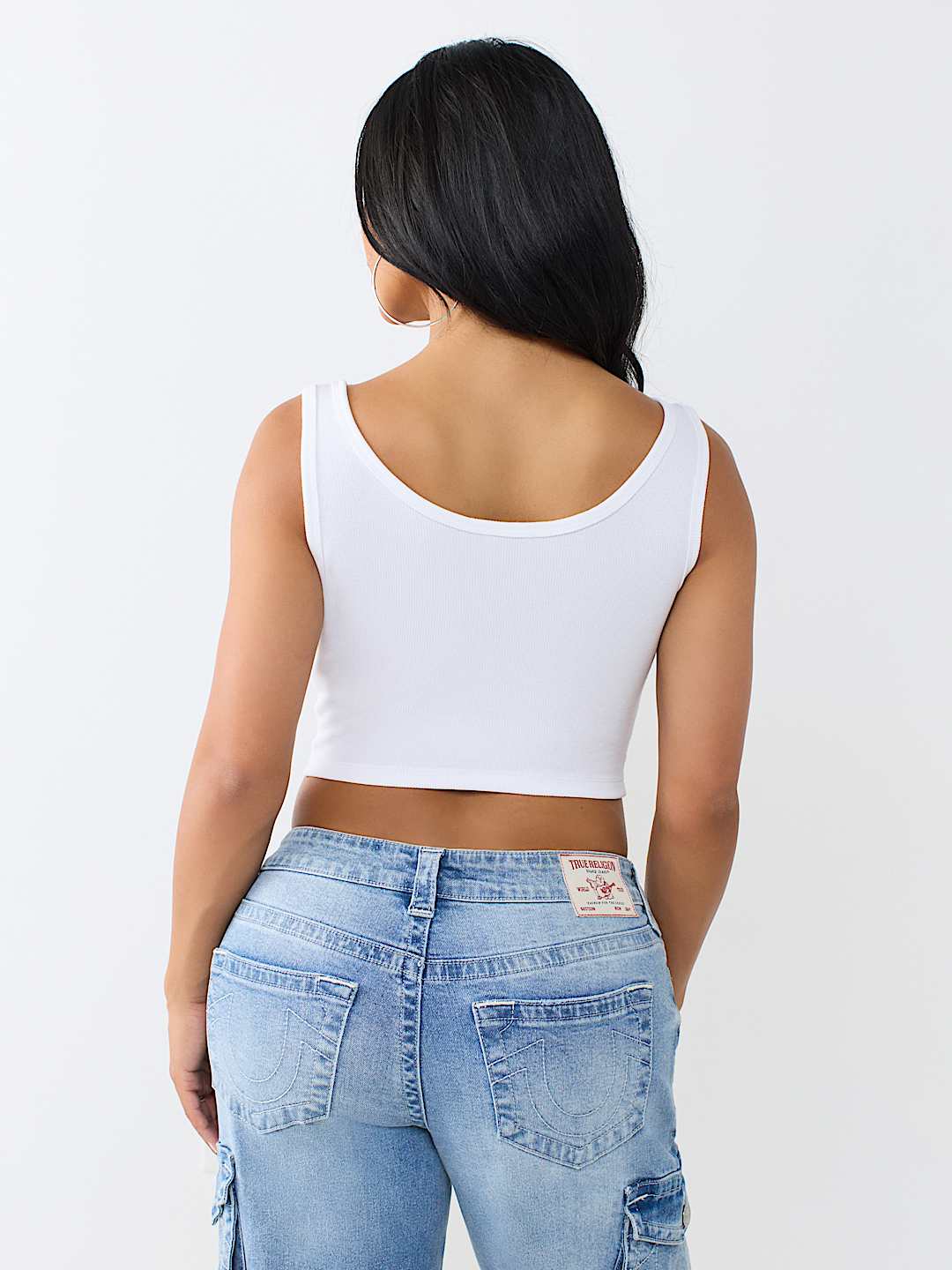 RIBBED NOTCH TANK TOP