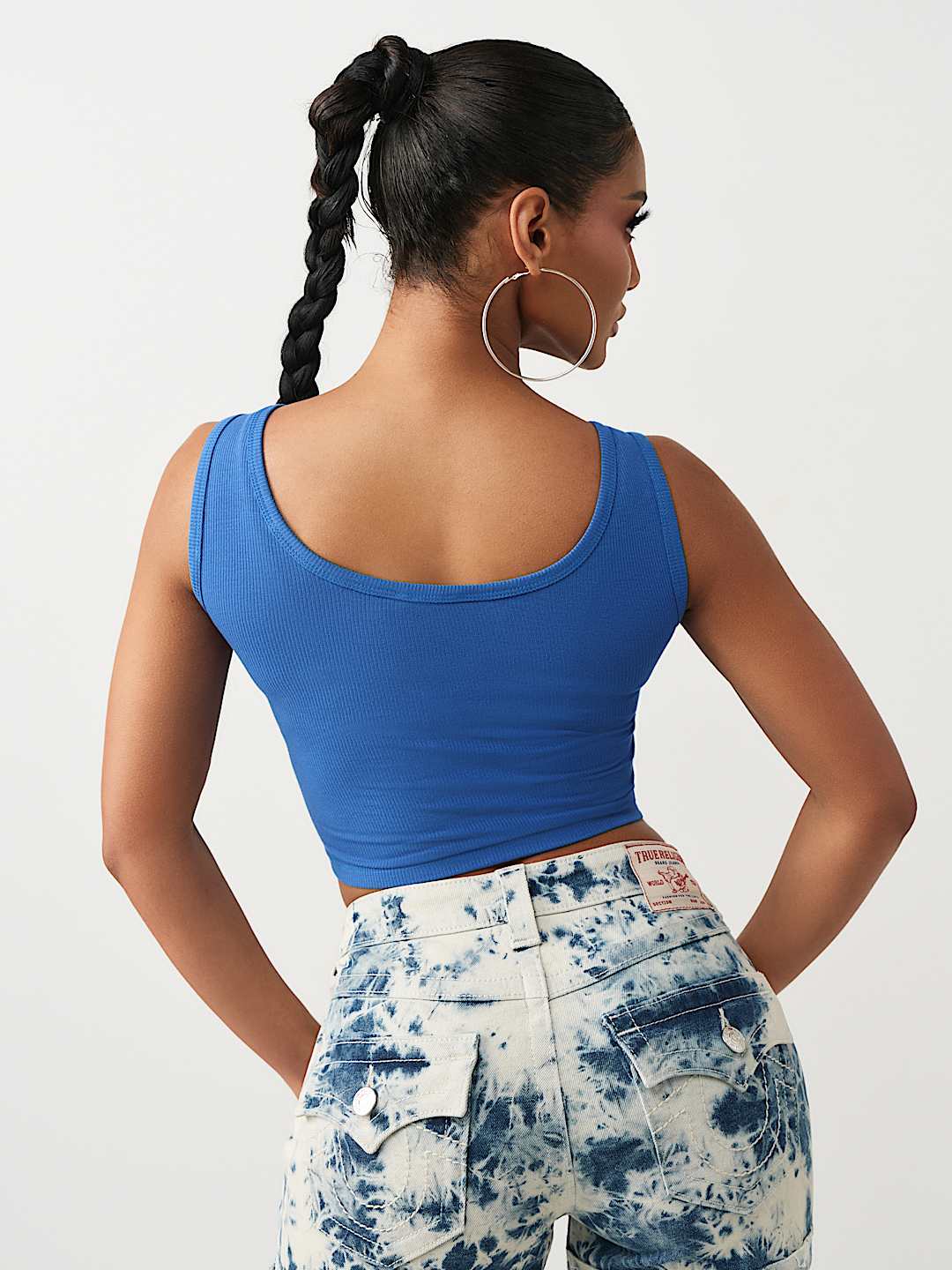 RIBBED NOTCH TANK TOP