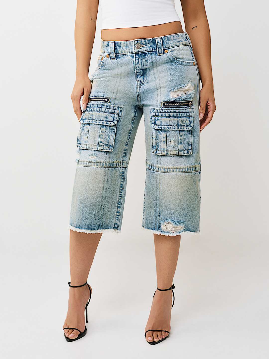 BOBBI BAGGY CARGO CAPRI, image 2