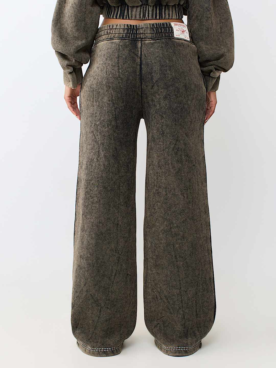 SUPER T WASHED LOW RISE STRAIGHT LEG PANT