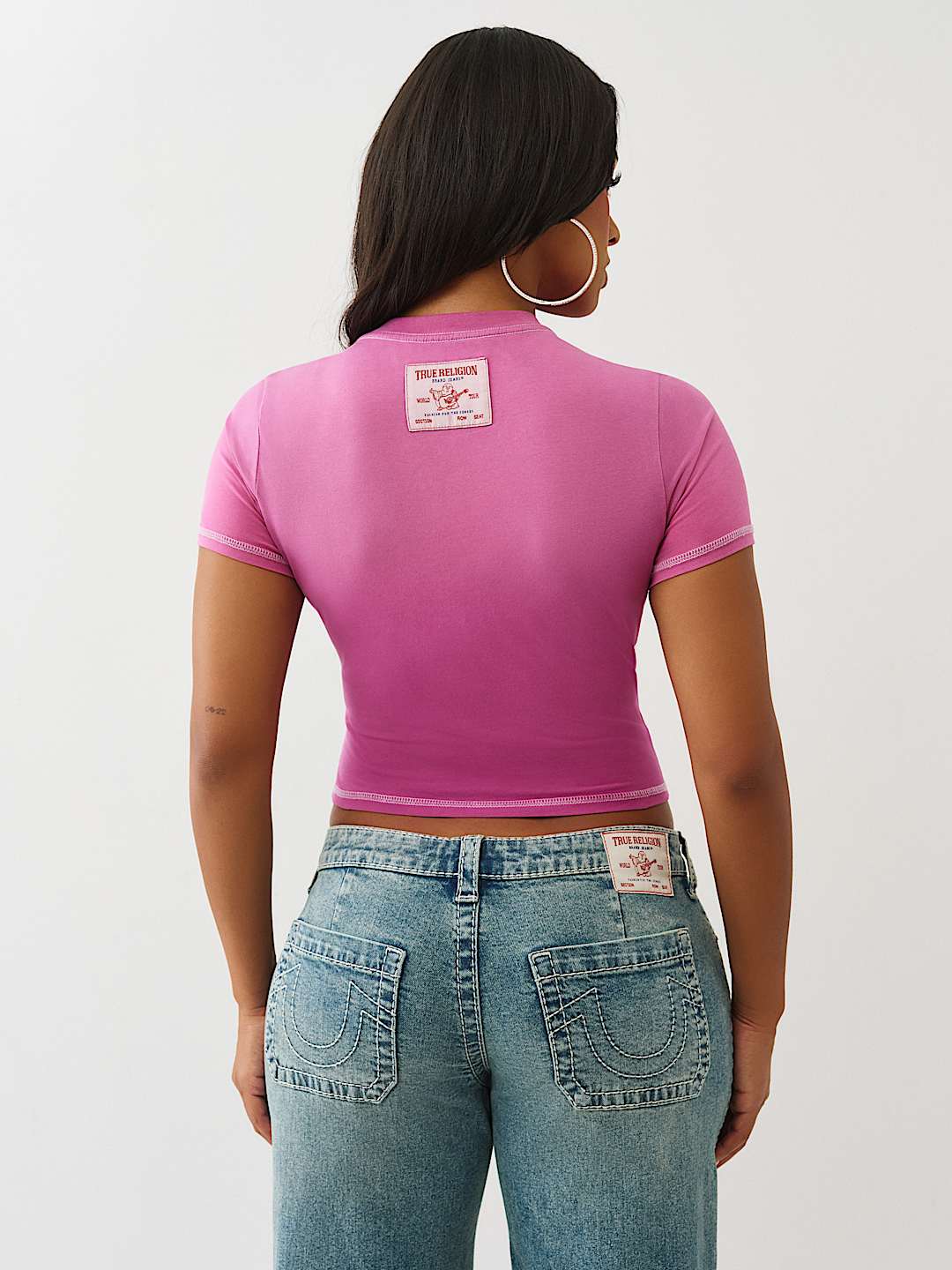 CAMISETA PEQUE&Ntilde;A CON BORDADO LAVADA, image 5