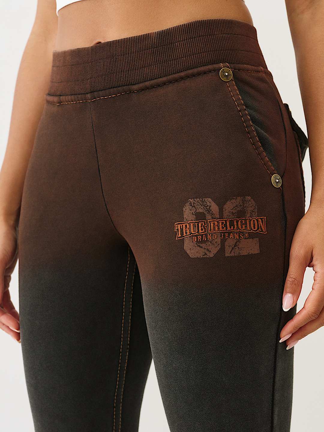 WASHED BIG T BOOTCUT SWEATPANT, image 8