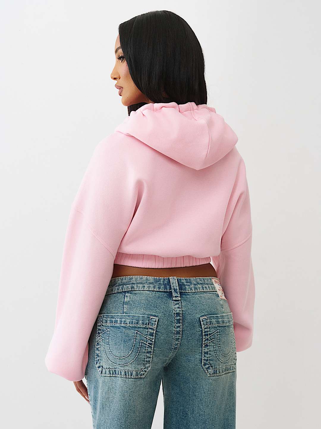 CRYSTAL ZIP UP HOODIE