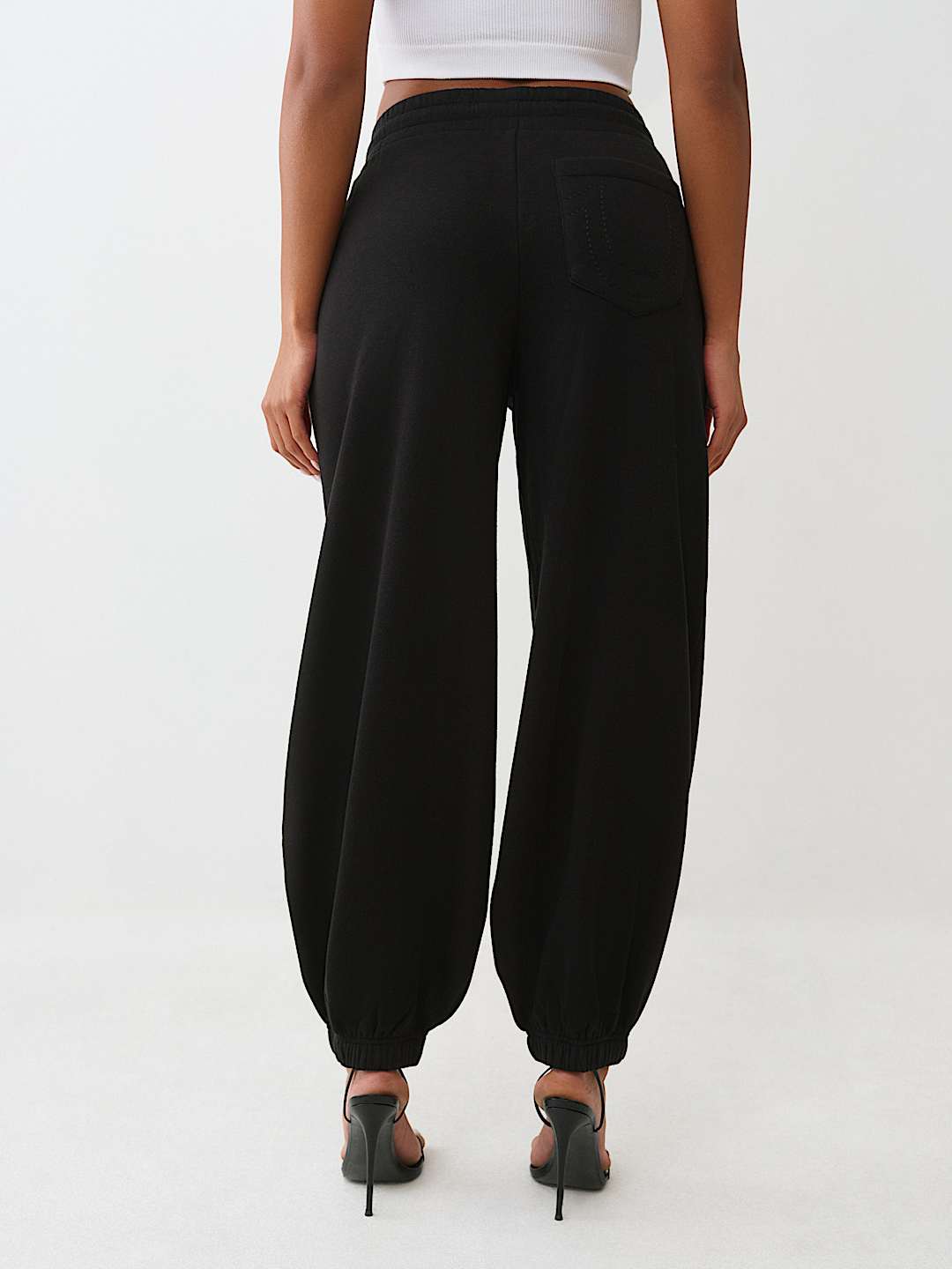 PANTALONES JOGGER HOLGADOS CON CRISTALES, image 4