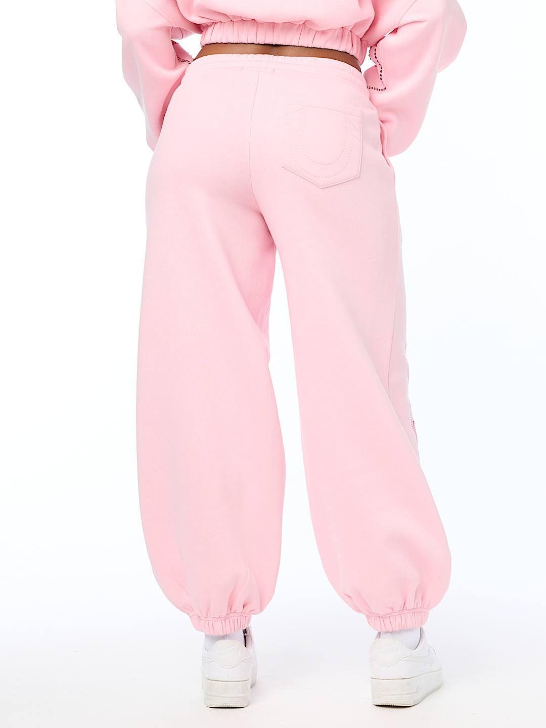 PANTALON DE JOGGING AMPLE AVEC CRISTAUX