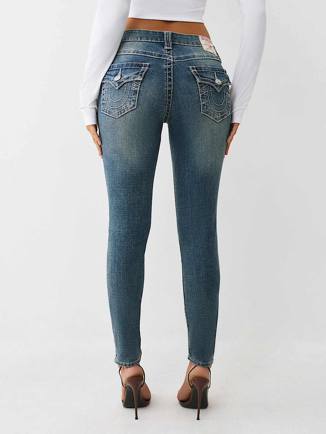 JENNIE MID RISE BIG T CURVY SKINNY JEAN, image 5