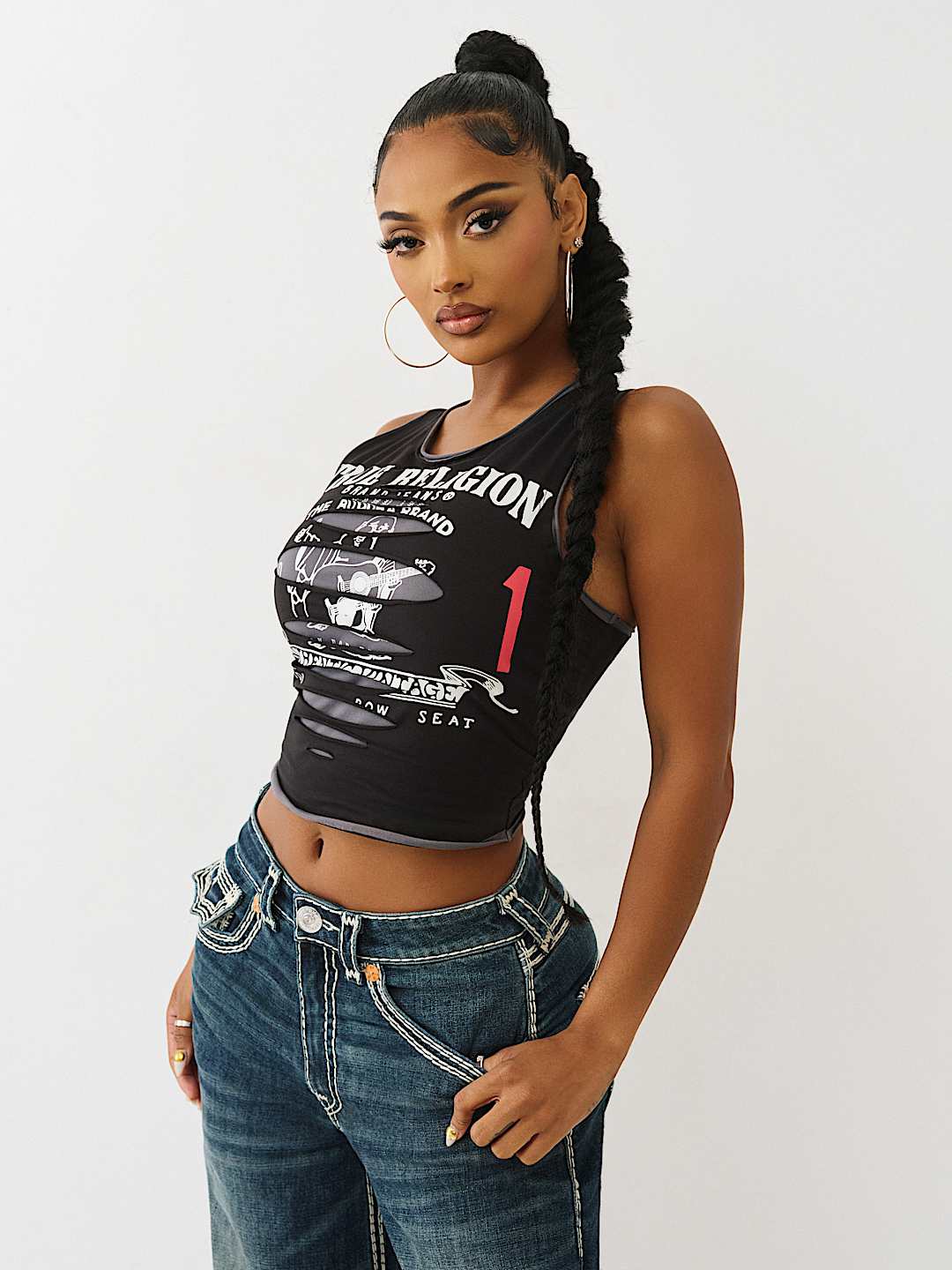 LAYERED RIPPED TANK TOP, image 4