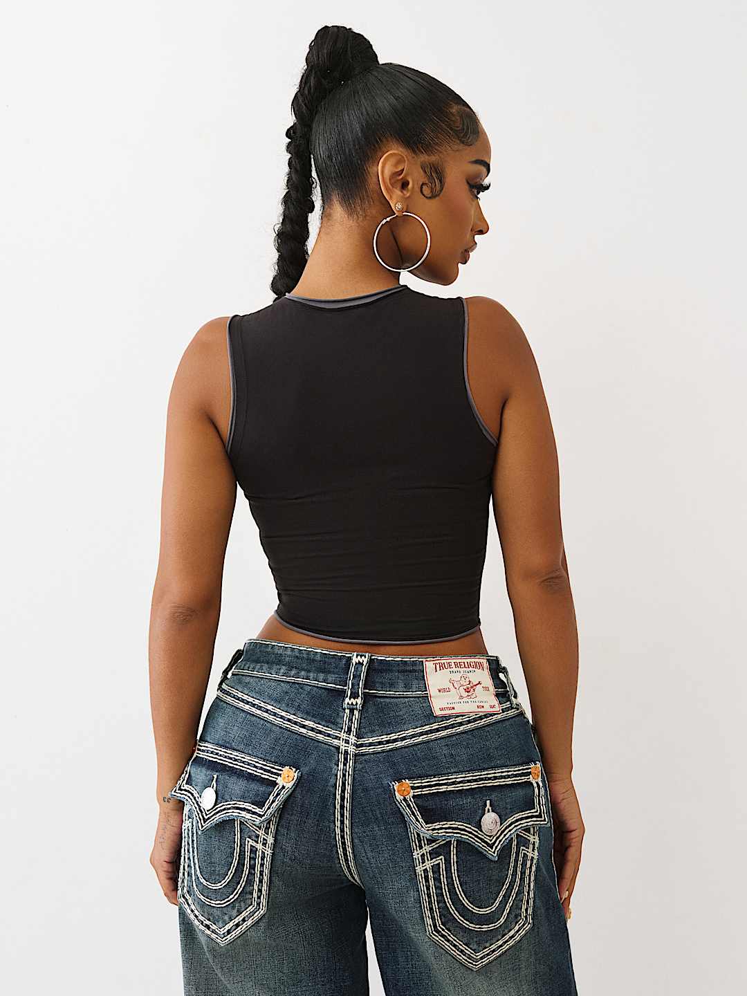 LAYERED RIPPED TANK TOP, image 5