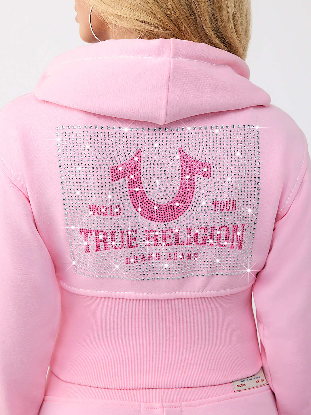 SUDADERA CON CAPUCHA Y CIERRE DE PRETINA ALTA BIG T, image 1