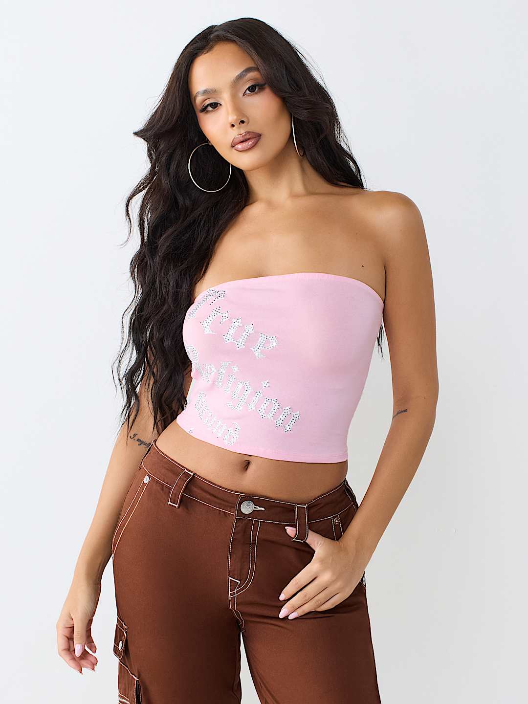 CRYSTAL LOGO TUBE TOP