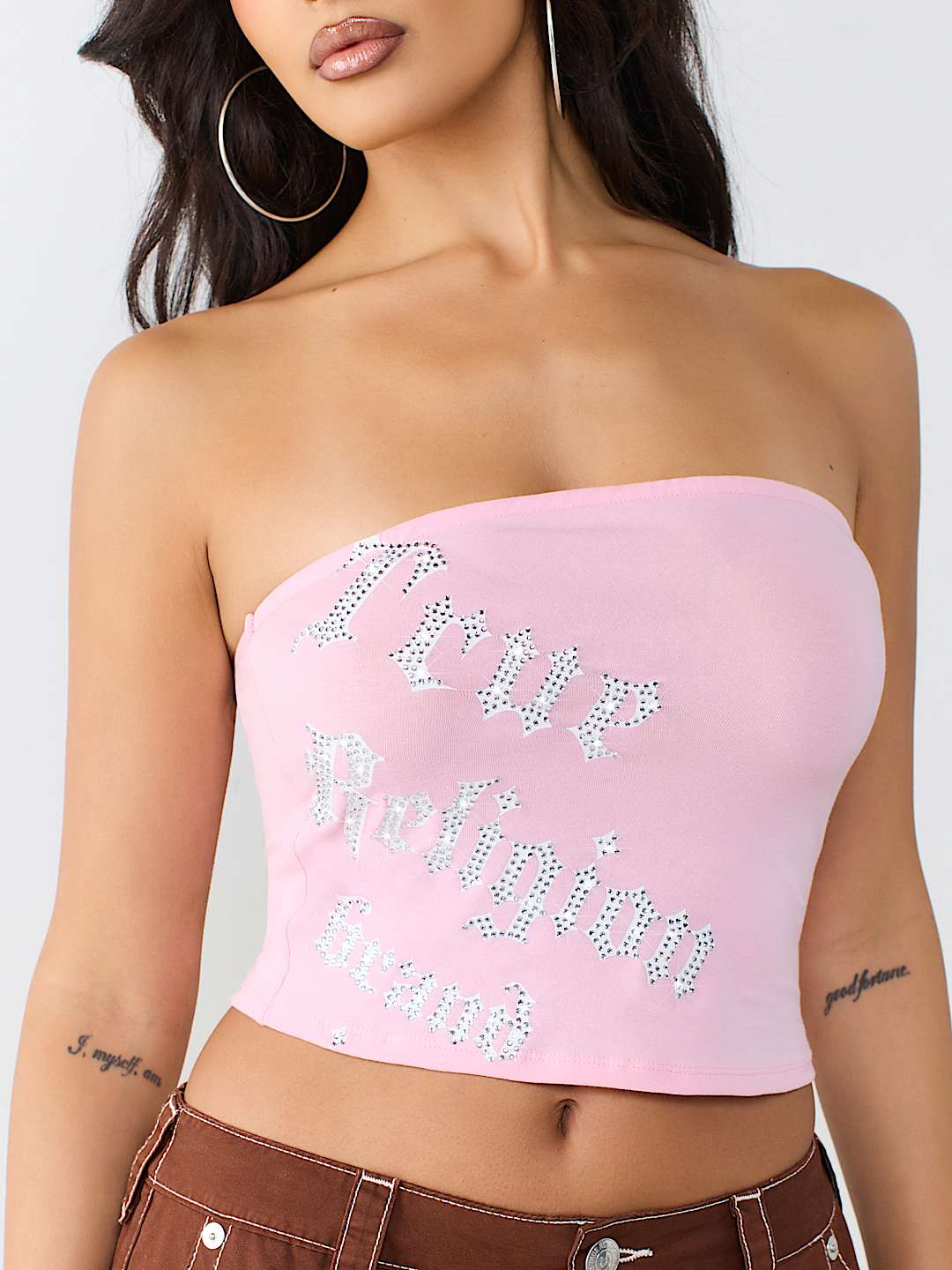 CRYSTAL LOGO TUBE TOP