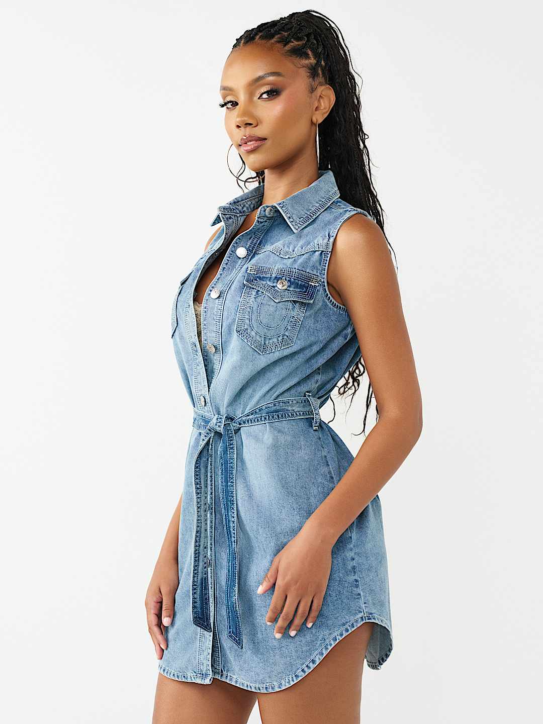 ROBE SANS MANCHES GEORGIA&nbsp;QT
