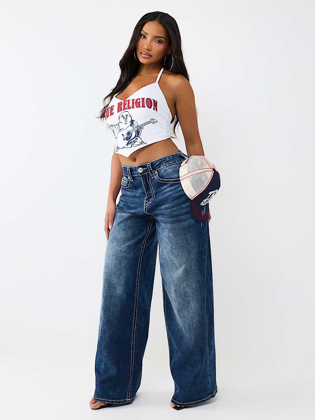 BUDDHA SWEETHEART TIE TOP