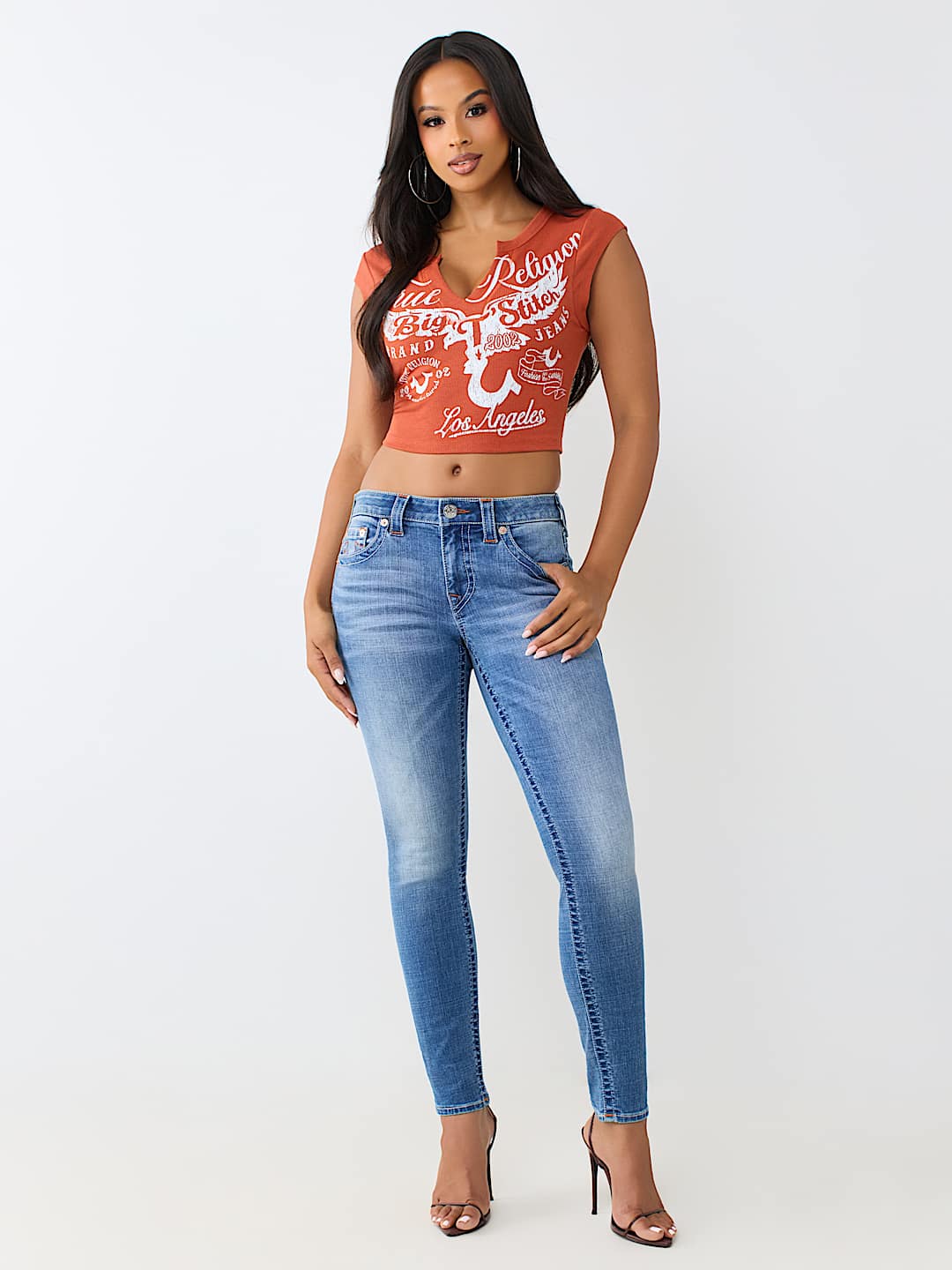 CAMISETA ACANALADA CL&Aacute;SICA CON HENDIDURA