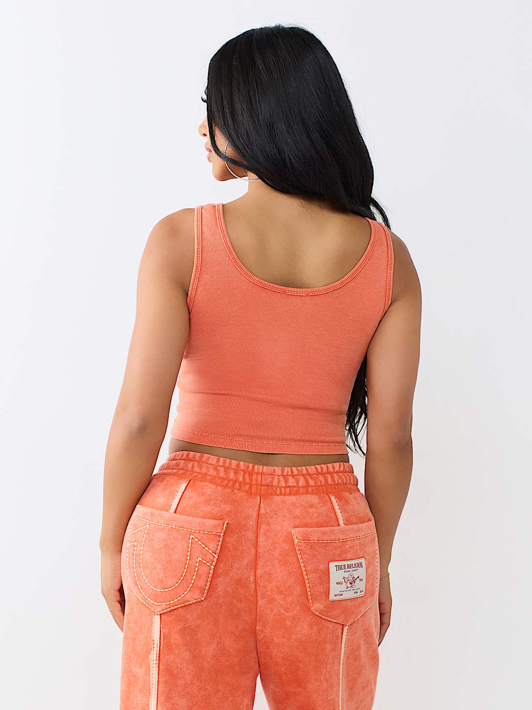 RIBBED WASHED TANK TOP