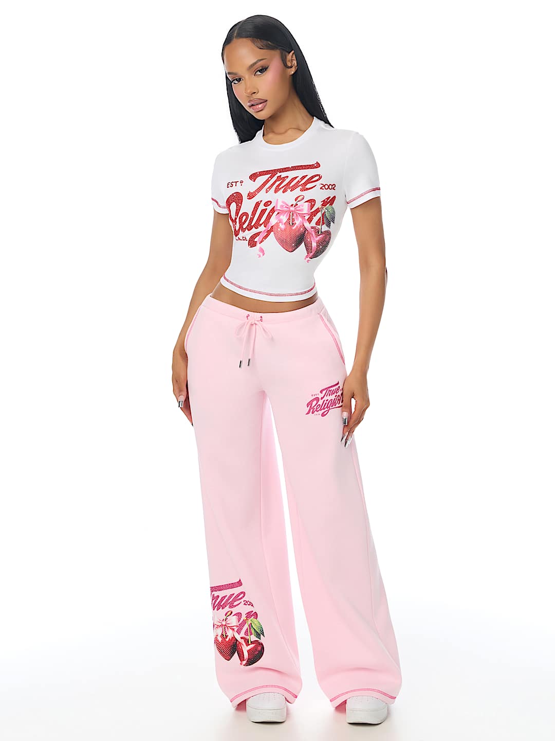 CRYSTAL CHERRY BABY TEE