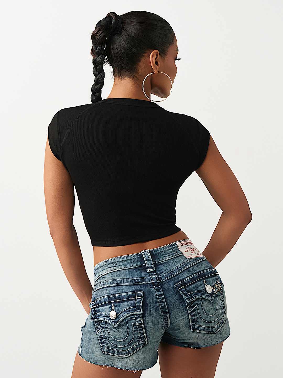 RIBBED NOTCHED BUDDHA TEE