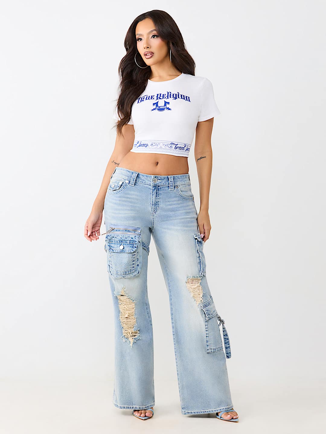 CRYSTAL BANDEAU TEE