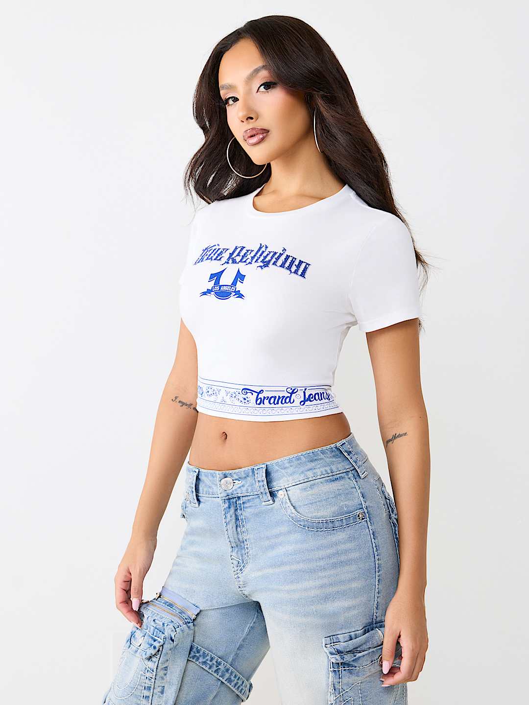 CRYSTAL BANDEAU TEE