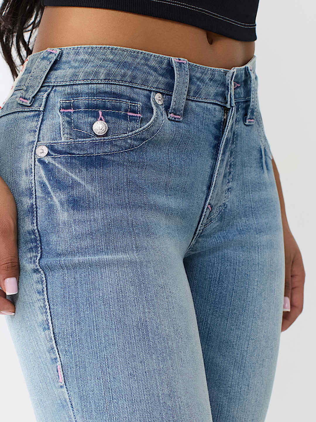 JENNIE MID RISE FLAP CURVY CAPRI