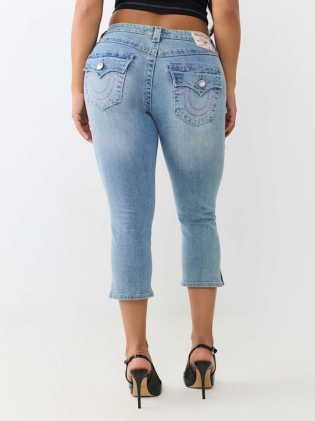 JENNIE MID RISE FLAP CURVY CAPRI