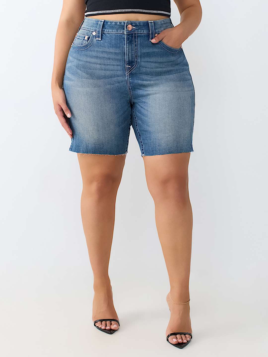 BERMUDA MI-TAILLE MIYA TAILLE PLUS