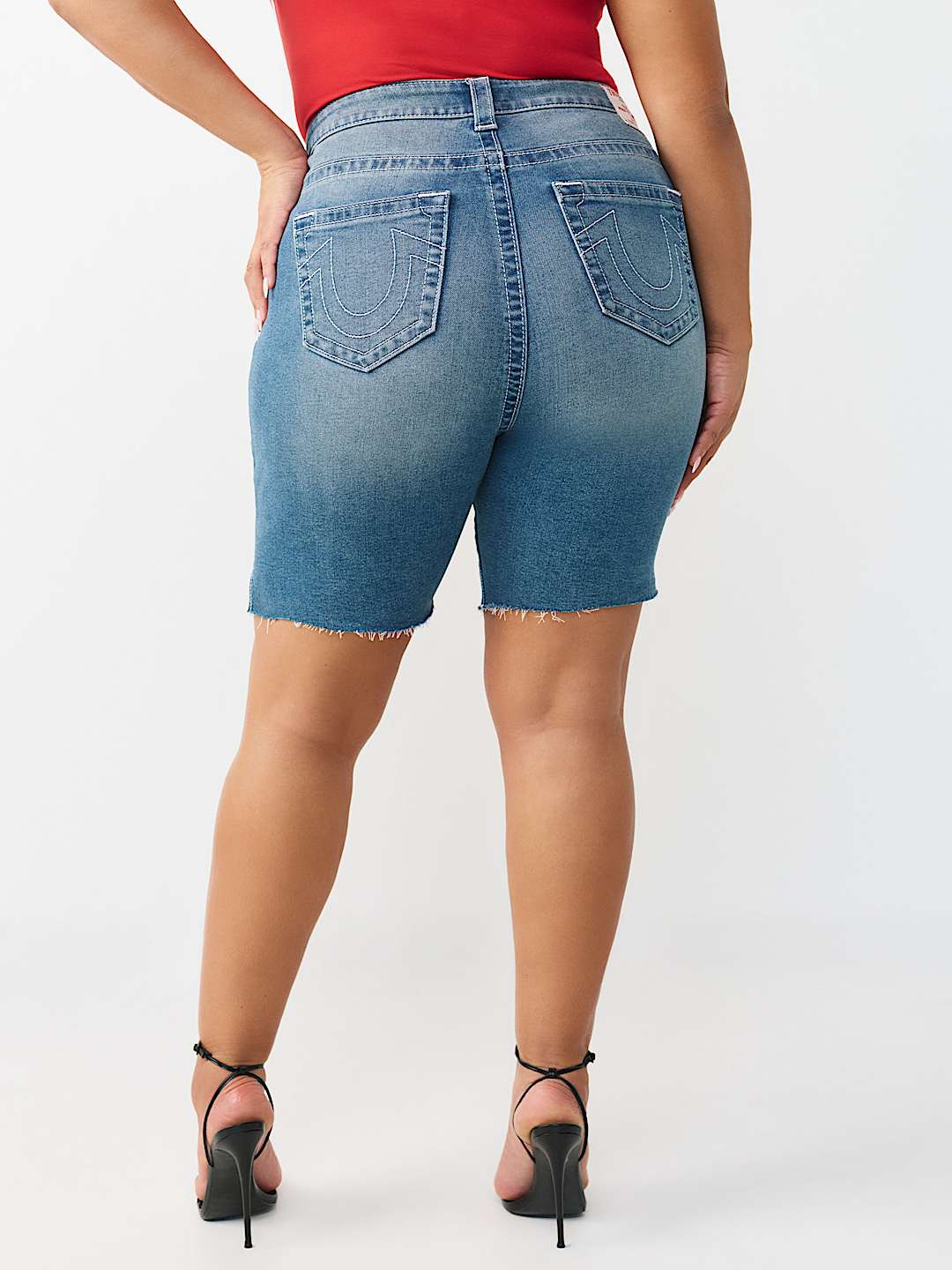 PLUS MIYA MID RISE BERMUDA SHORT, image 4