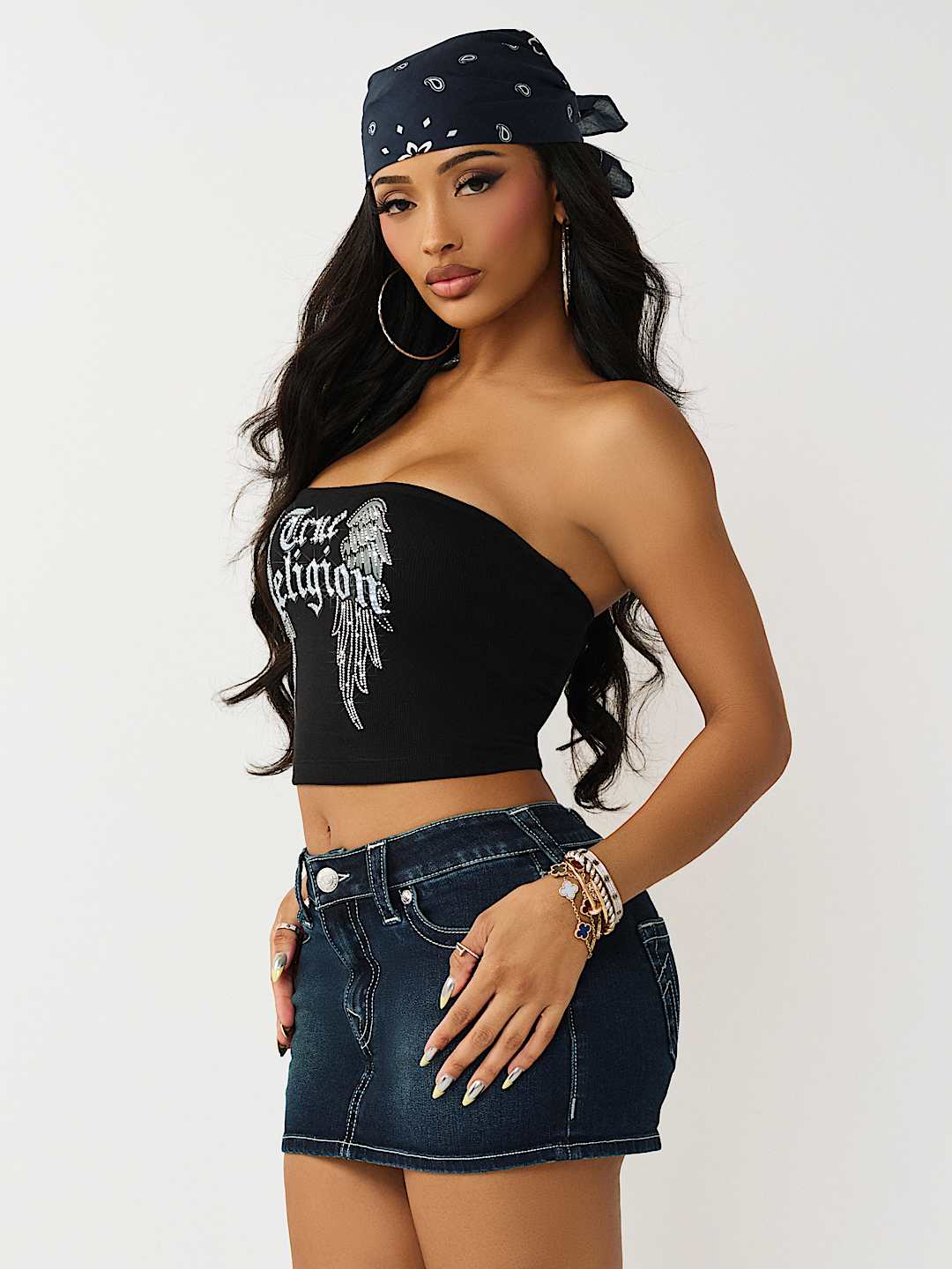 CRYSTAL WING TUBE TOP, image 4