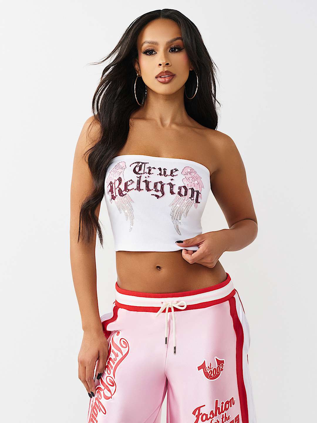 CRYSTAL WING TUBE TOP, image 2