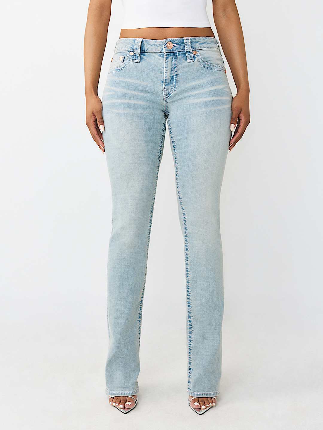 BILLIE MID RISE BIG T STRAIGHT JEAN, image 2