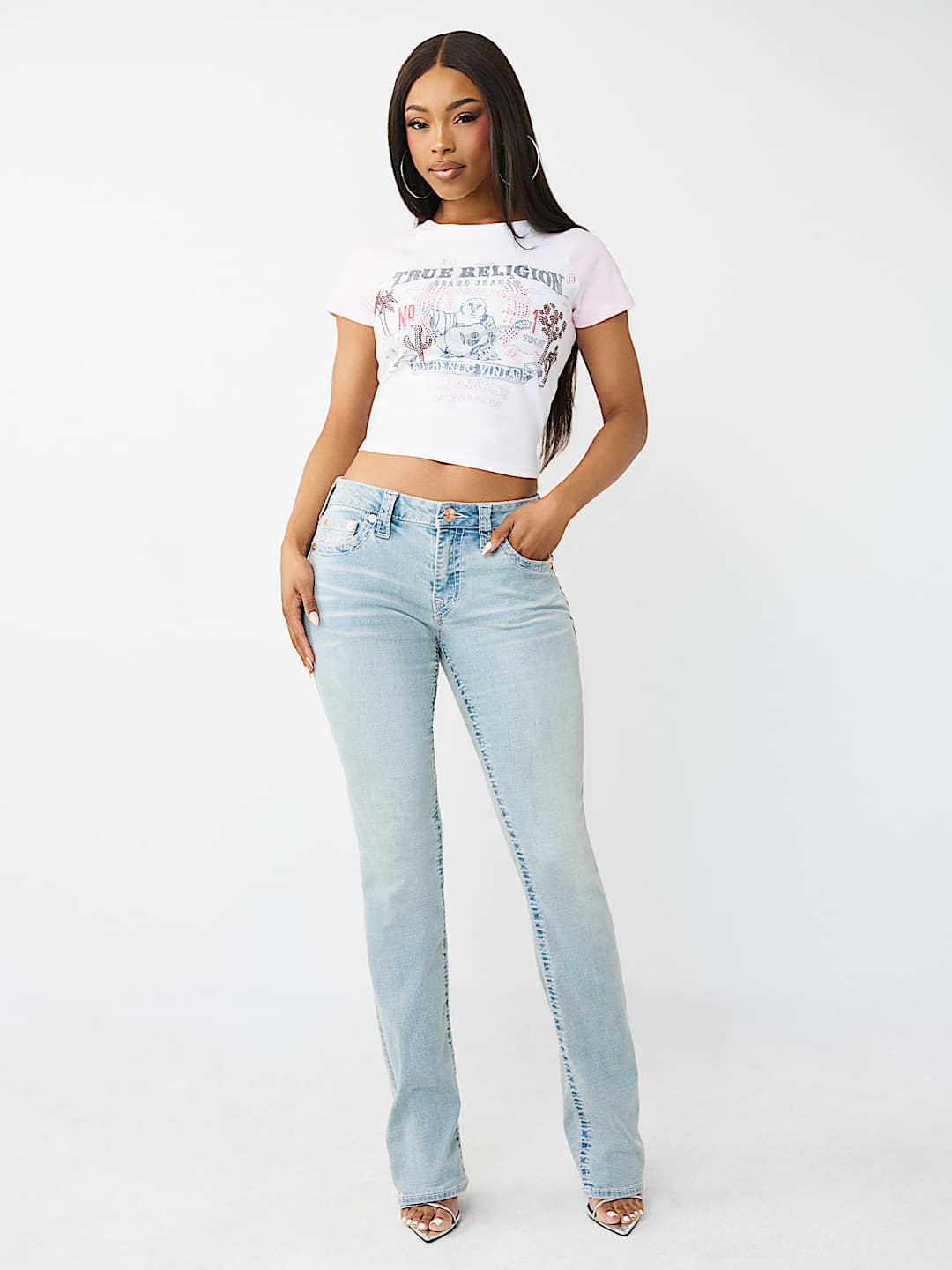 BILLIE MID RISE BIG T STRAIGHT JEAN, image 3