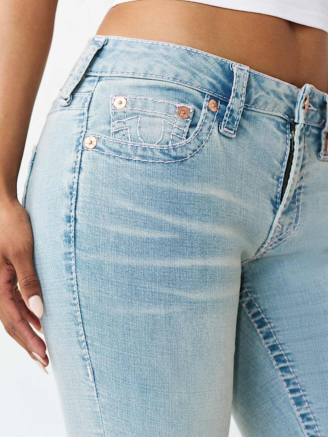 BILLIE MID RISE BIG T STRAIGHT JEAN, image 6