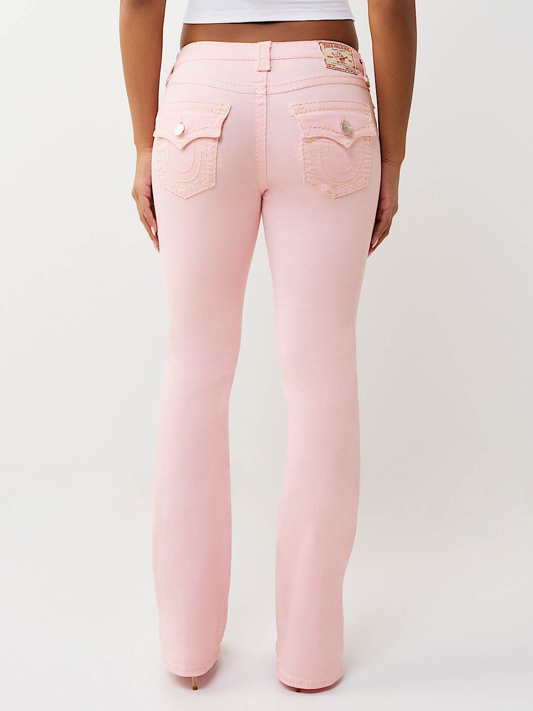 BECCA MID RISE SUPER T FLAP BOOTCUT JEAN, image 5