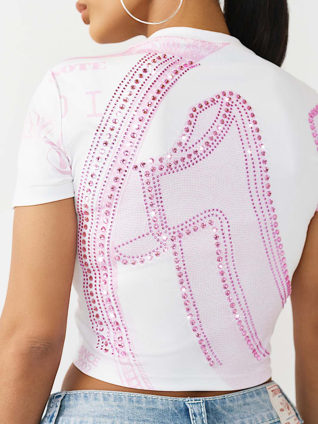 CRYSTAL BABY TEE, image 2