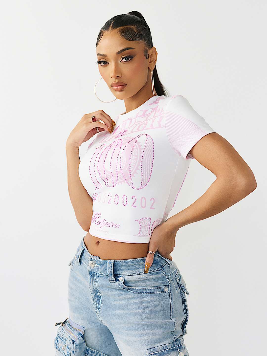 CRYSTAL BABY TEE, image 5